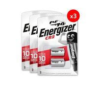 Pack de 3 - Energizer Pile Lithium CR2, pack de 2 Piles