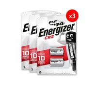 Pack de 3 - Energizer Pile Lithium CR2 pack de 2 Piles