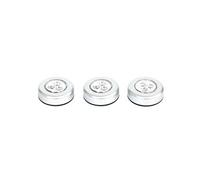 Pack de 3 lampes LED nouvelle génération adhésives allumage Push - -