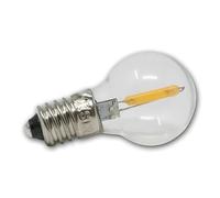 Pack de 3 mini sphères à filament E10, transparentes, 23-55V AC, 0,5W, 5,5lm, blanc chaud, angle de faisceau 360°, idéales pour les arcs de lumière et de bougie