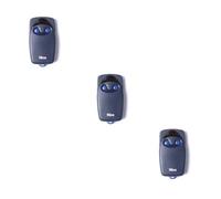 Pack de 3 Télécommandes NICE FLO2 pour portail et porte de garage
