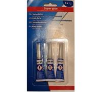 Pack de 3 Tubes De Colle Super Glue 3 G