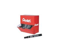 Pack de 30+ 6 marqueur permanent indélébile Pentel N60 pointe biseautée 3,9 à 5,5 mm noir