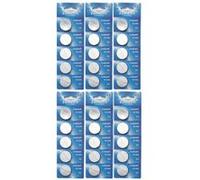 Pack de 30 Piles CR2450 CR 2450 bouton plates lithium 3V DL2450, ECR2450, BR2450, 5029LC - IRIOS -