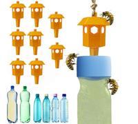 Pack de 4/6 Piège Frelon Asiatique Pièges à Frelons Extérieur Sélectif - Compatible Bouteille Standard + Recette d’Appât Offerte (8, Général)