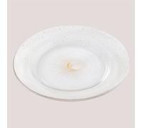 Pack de 4 assiettes plates en verre Byron