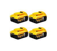 Pack de 4 batteries DeWALT DCB184P4 (18V - 5,0 Ah)