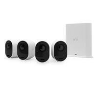 Pack de 4 caméras de surveillance connectées Arlo Ultra 2 Spotlight intérieure-extérieure Blanc Blanc H