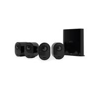 Pack de 4 cameras de surveillance connectees interieure-exterieure Ultra 2 4k UHD Noir