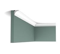 Pack de 4 mètres Petit profil courbé pour transition sol et mur CX133 - L200 x H2 x L2 cm - ORAC DECOR