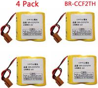 pack de 4 nouvelles batteries 6V 5000mAh BR-CCF2TH PLC pour FANUC A06B-6073-K001 avec connecteur