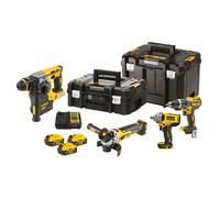 Ensemble d'outils combinés sans fil et sans balais DeWalt 18 V/3 x 5,0 Ah DCK428P3T