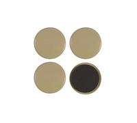 Pack de 4 patins ronds de déplacement anti-rayures pour meubles - -