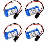 pack de 4 piles 1200mAh 1756-BA2 3V PLC pour machine ànumérique BR2 / 3A-AB