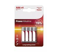Pack de 4 piles AAA Philips LR03P4B/10/1,5 V/alcalines
