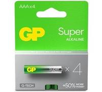 Blister de 4 piles 'Super' LR3 AAA Alcaline GP - 82100