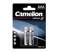 Pack de 4 Piles LR03/FR03 Lithium 1,5V Camelion