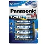 PANASONIC Lot de 2 Blisters de 4 Piles Alcaline Evolta AA LR06-1,5 V