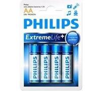 Philips Piles Ultra alcalines AA (LR6) - Pack de 4
