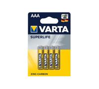 Pack de 4 piles Varta Superlife R03 Micro AAA