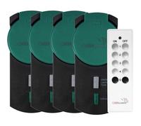 CASAcontrol Pack 4 prises WiFi extérieures avec télécommande