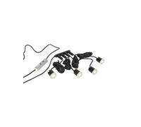 Pack de 4 spots EUROPOLE MINI ZEPH ronds inox brossé 4000K 4x3W IP67