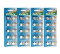 Pack de 40 Piles bouton plates 1,5V type AG10 / LR1130 / LR54 / LR1130L / 189 / 389 / G10A / G10-A / 389A / G10 - IRIOS -