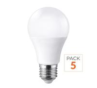 Pack de 5 - Ampoule LED E27 5W 220V RGBW