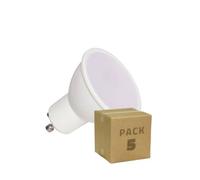 Pack De 5 Ampoules Led 12/24v Gu10 6w 600 Lm No Flicker 6500k Blanc Froid