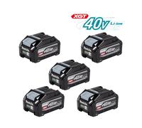 Pack de 5 batteries XGT 40V 4 Ah BL4040F MAKITA