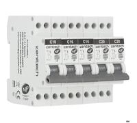 Pack de 5 disjoncteurs 1x10A + 2x16A + 2x20A - Zenitech