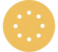 Pack de 5 disques abrasifs EXPERT C470 115 mm G120 8 Trous - BOSCH - 2608900797