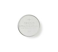 Pack de 5 Piles Boutons Lithium CR1220 3V DC Prêtes à l'Emploi