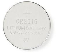Nedis CR2 016 Lot de 5 Piles Bouton au Lithium 3 V