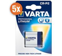 Pack de 5 piles lithium Varta Photo CR-P2 6V 1600mAh