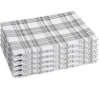 Pack de 5 torchons de cuisine LinenWeave - 100% coton 45 x 70 cm - Torchon super absorbant - Torchon de cuisine lavable en machine - Torchons pour la cuisine (5torchonsC)