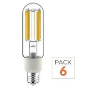 Pack de 6 - Ampoule LED Éclairage Public E27 18W 2700lm - Blanc Neutre 4000K - 5500K