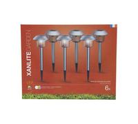 Pack De 6 Balises Solaires Rvb Et Blanc, Ip44