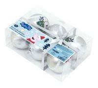 Pack de 6 boules de sapin diamètre 8cm. par Peppa Pig ARDITEX PP14018 G