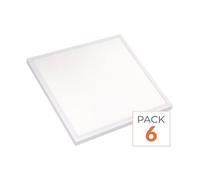 Pack de 6 - Panneau Dalle LED UGR<19 40W 60x60cm