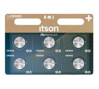 ITSON Lot de 5 x 6 Piles Bouton Lithium CR2032 3V Idéale e Voiture, Balance