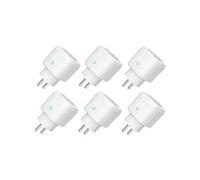 Pack de 6 Prise connectée wifi 16A compatible alexa et google home