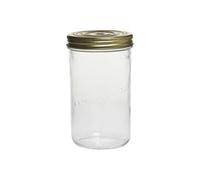 Le Parfait Bocaux à visser Familia WISS – Pack de 6 – 1 L – Ø100 mm – Verre