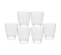 alpina Verres à Shot Lot de 6 - Verre a Digestif de 45 ml - Verres Lavables au Lave-Vaisselle - Parfaits pour les Shots et les Jeux de Boisson - Transparent
