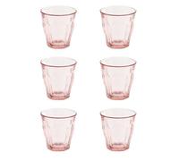 Pack de 6 verres Picardie rose - Duralex
