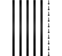 Pack de 76 balustres de terrasse SucceBuy, broches de balustrade de 29,5 pouces en alliage d'aluminium pour terrasses et escaliers, métal peint par poudrage pour l'intérieur et l'extérieur