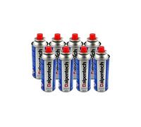 Pack de 8 cartouches gaz 250g butane Bouteille de gaz UN2037 Bonbonne pour réchauds et désherbeurs thermiques