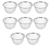 Pack de 8 filtres en maille pour théière de 7,3 cm, en acier inoxydable, pièce de rechange pour infuseur pour ingrédients, soupes, café, jus de fruits