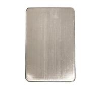 Pack De Glace En Acier Inoxydable - Garde La Glacière Au Frais, Brique Métallique De Gel De Refroidissement Pour Boissons Réutilisable, Profil mnce De 17,5 X 11,5 X 1 Cm + Poids Total De 450 G, Acier