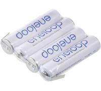 Pack de piles rechargeables 4x LR3 (AAA) NiMH Panasonic 126872 4.8 V 750 mAh